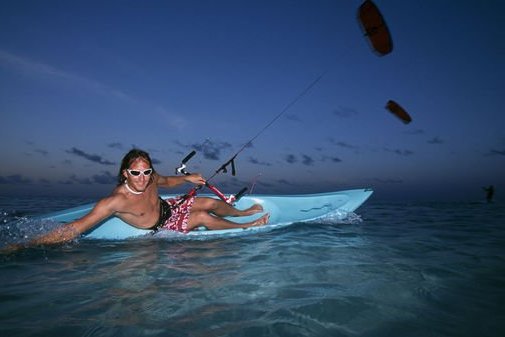 Kite Surfing on Roatan Honduras
