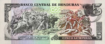 Roatan Honduras Currency 5 Lempira